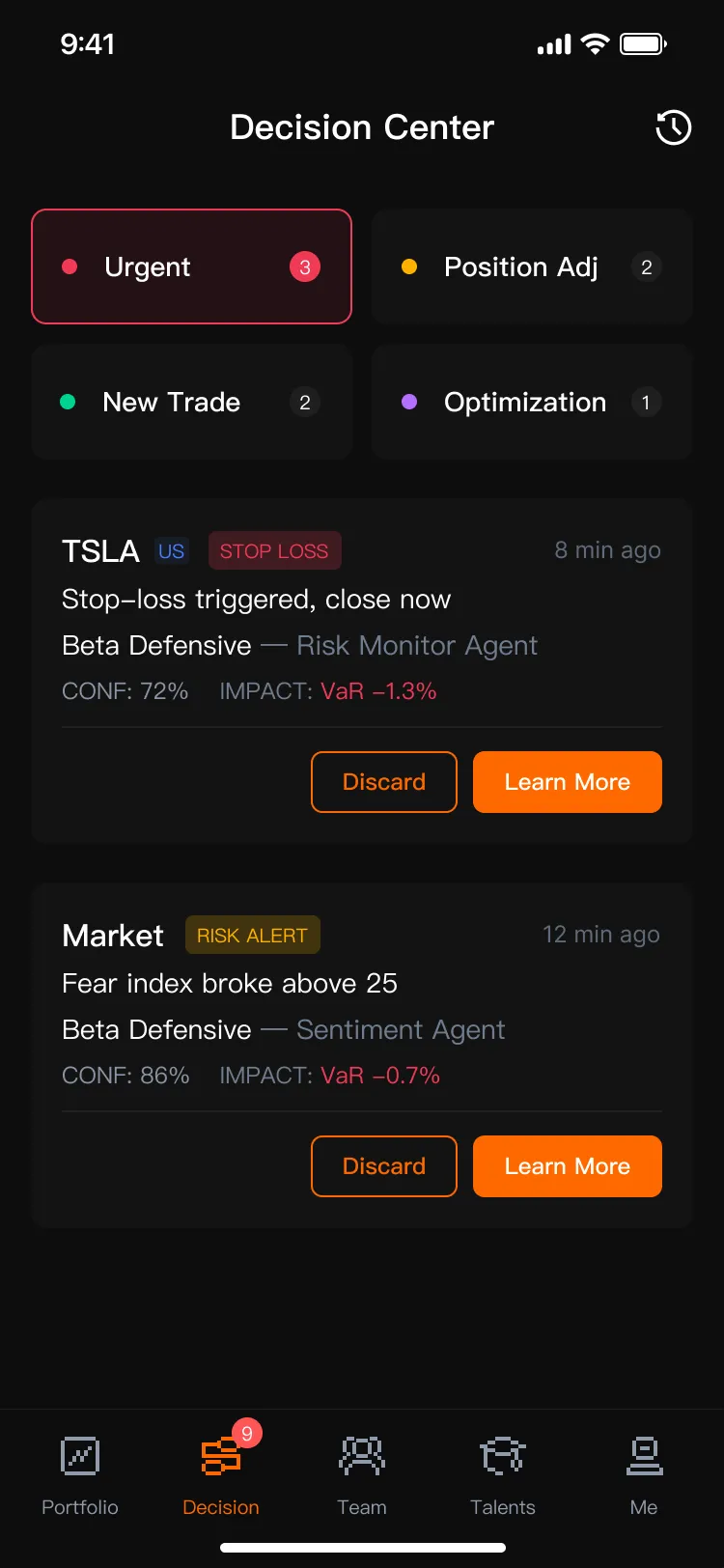 MoTA Decision module